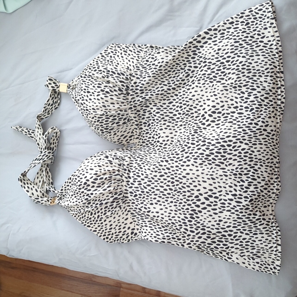 Black & White VS Tankini Swim Top